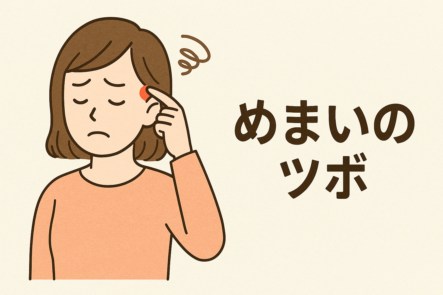 図解!即効性!良性発作性頭位めまい症の【ツボ】