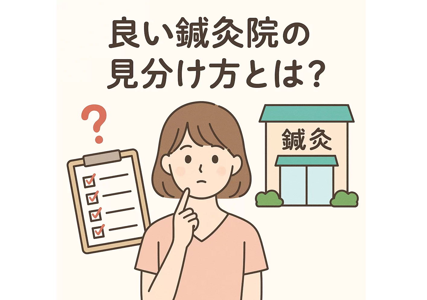 【良い鍼灸院】の見分け方とは?
