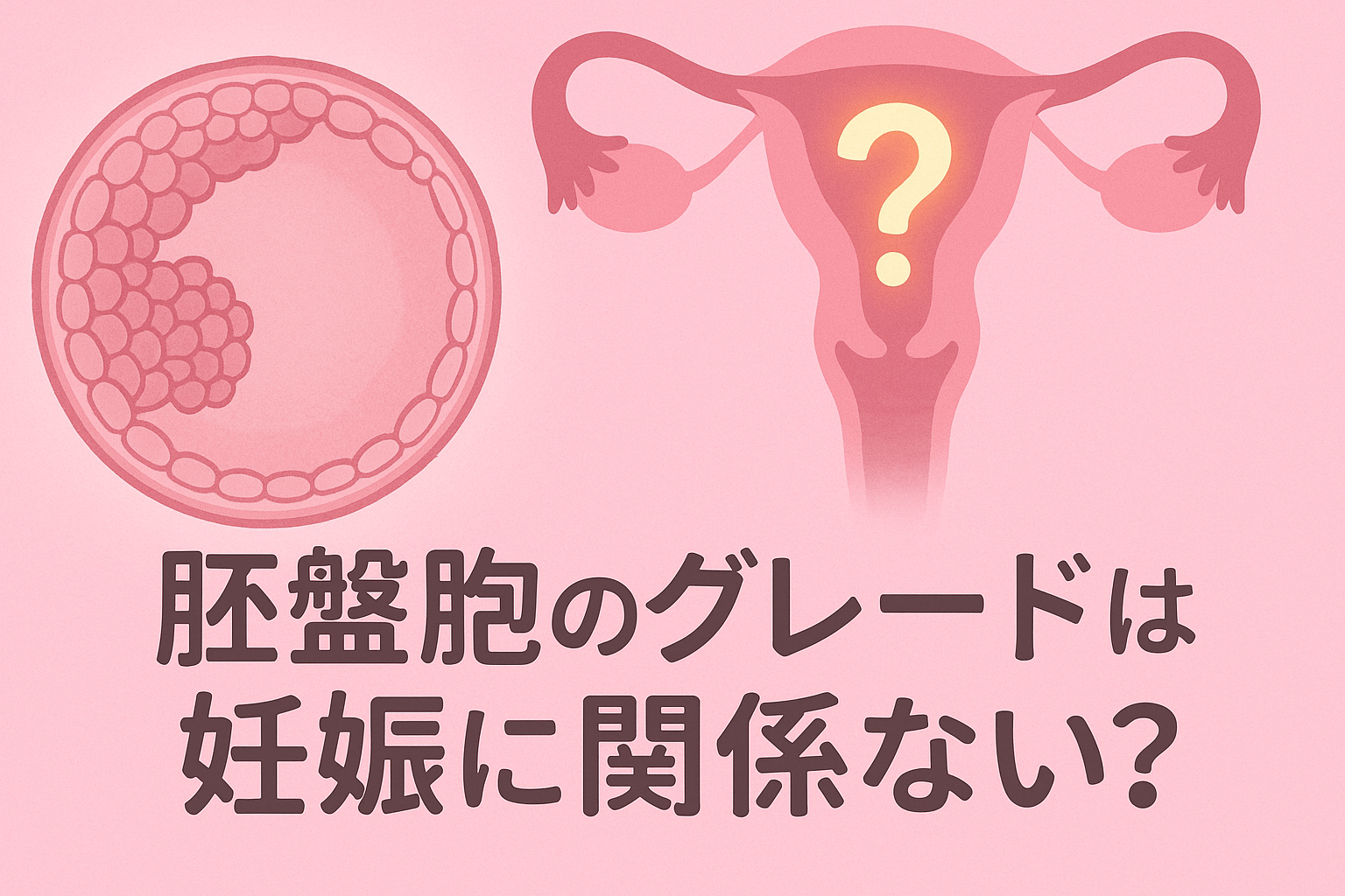 胚盤胞のグレードは妊娠に関係ない?