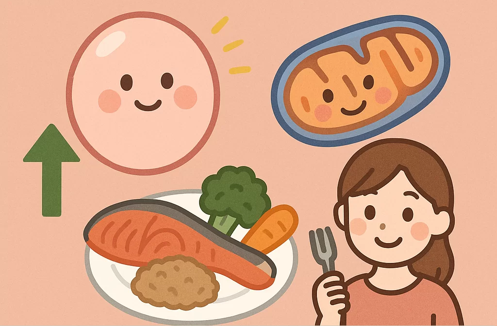 卵子の質を上げる!【ミトコンドリア&食事】