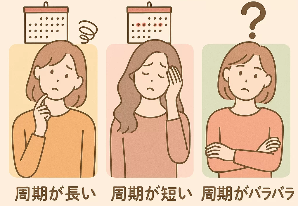 生理不順、あなたはどのタイプ?
