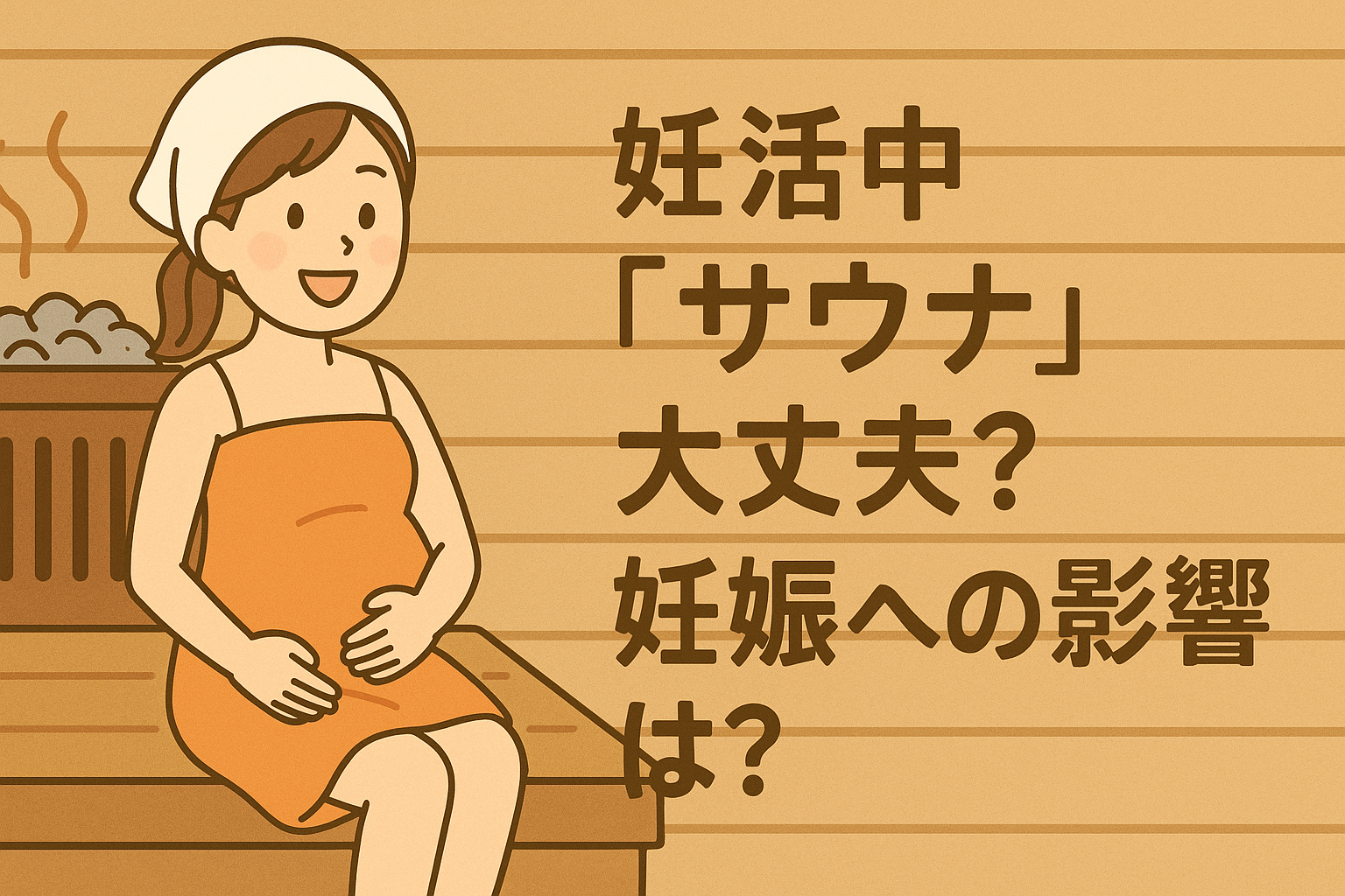 妊活中【サウナ】大丈夫?妊娠への影響は?