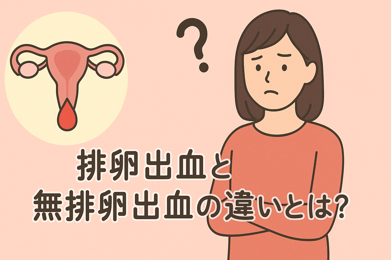 排卵出血と無排卵出血の違いとは?