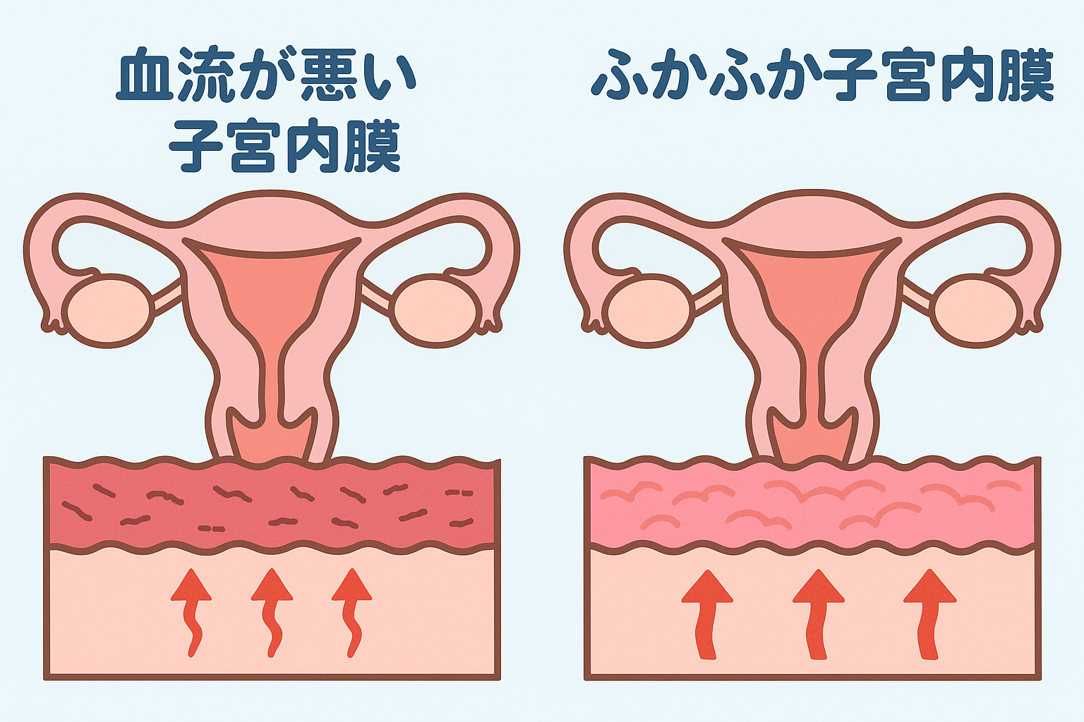 ふかふか子宮内膜の画像