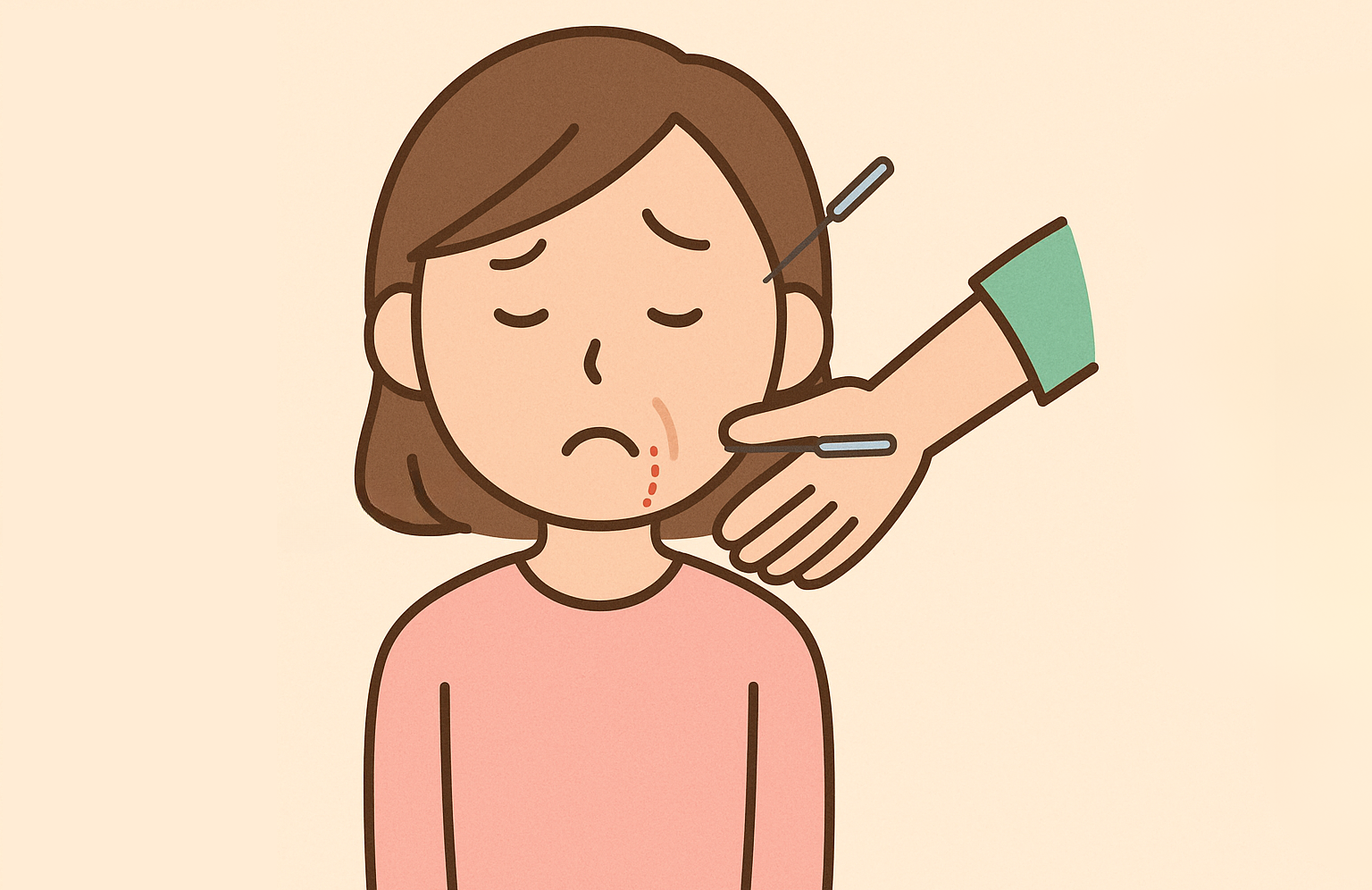 【顔面神経麻痺】ツボへの鍼灸(マッサージ)がおすすめ!